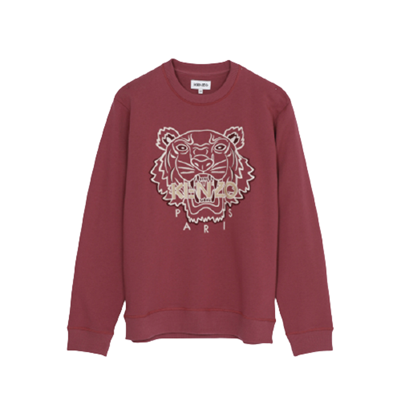 【Kenzo】SWEAT◆FF65SW2654MF Kenzo KENZO HAPPY TIGER EMBROIDERED Black | BSTN Store