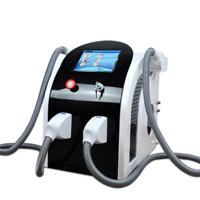 Double Handle Elight IPL SHR Laser Body Hair Removal Skin Rejuvenation Machine