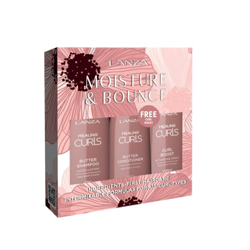 L'anza Moisture & Bounce Holiday Travel Set