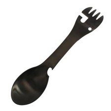 5in1 Titanium Fork Spoon Spork Cutlery Utensil Combo Kitchen Picnic xfu