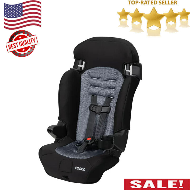 2-in-1 Back Booster Car Seat Kids Toddler Safety Holder Chil