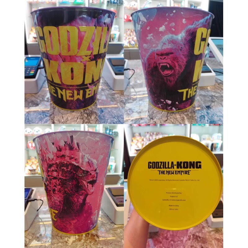 海外限定正規ライセンス品GODZILLA×KONG公開記念ポップコーンバケット 海外限定正規ライセンス品GODZILLA×KONG公開記念ポップコーン