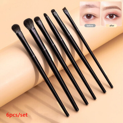 6PCS Eye Makeup Brushes Set Professional Eyeshadow Blending Make up Brush 'WA