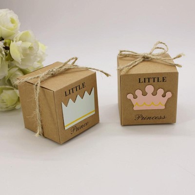 50pcs Gift Wrap Candy Boxes Baby Shower Decoration