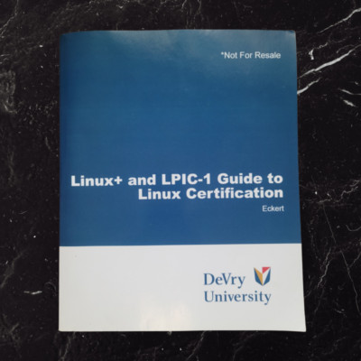 Linux+ and LPIC-1 Guide to Linux Certification Textbook