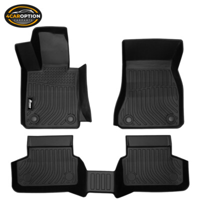 Fits 17-23 BMW 5-Series G30 3D TPE All Weather Floor Mats Liner