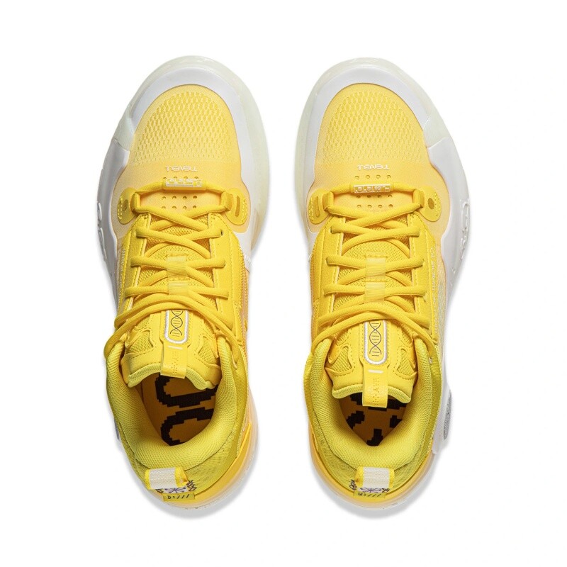 Pre-owned Li-ning Way Of Wade 10 ‘city Of Angels' Men's Basketball Shoe Abas083-6 In Yellow
