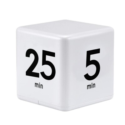 Cube Timer Kitchen Timer Time Management Timer Sensor Flip for Timerm