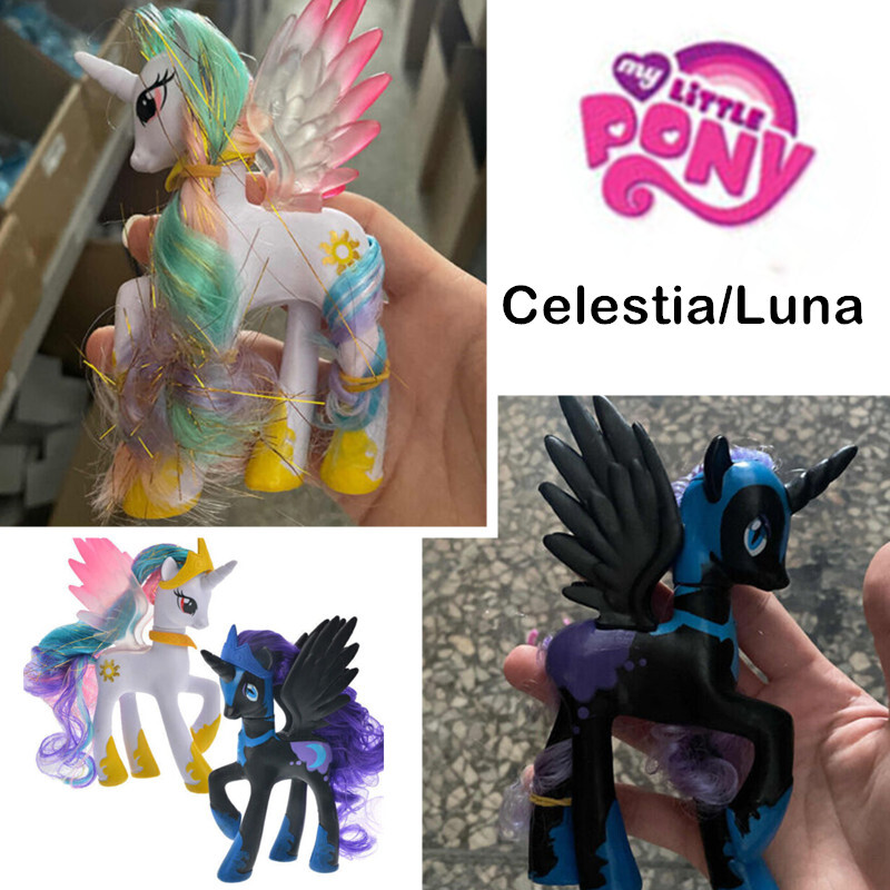 Celestia Luna My Little Pony Magic Princess Action Figure 14cm Doll Toy Kid Gift