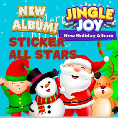   Monopoly_GO All 1/2/3/4/5 Star Stickers Cards - Jingle Joy Alumb-Fast