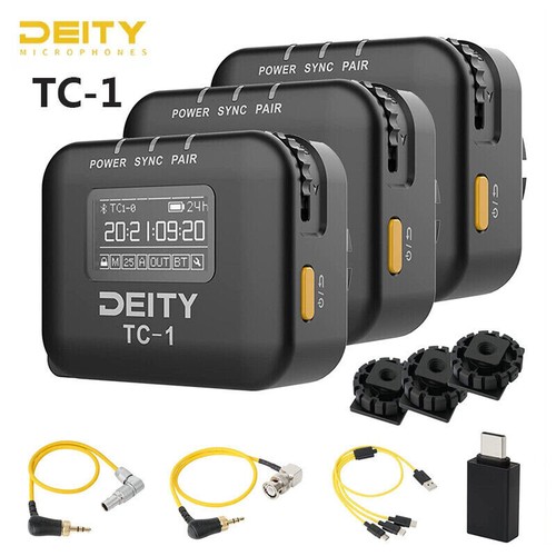 DEITY TC-1 Kit Wireless Timecode Box Generator Microphone Time