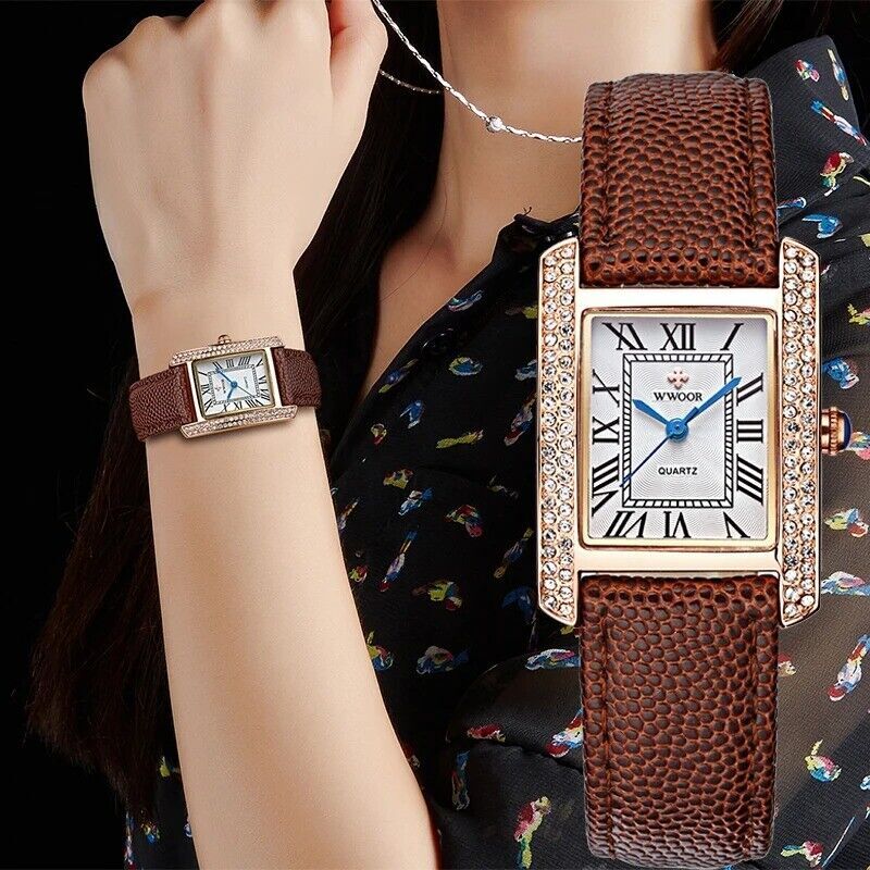 Tank Square Best Solo Luxury Classic Retro Vintage Style Women Gift Watch Ladies