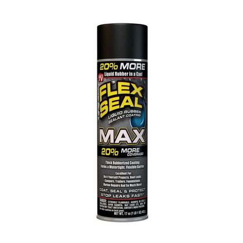 Flex Seal Family of Products Flex Seal MAX Black Rubber Spray Sealant