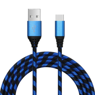 Braided USB C Type-C Cable Charging Data SYNC Charger Cable Cord 3/6/10FT Lot