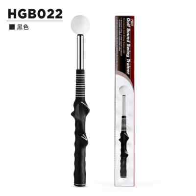 black PGM Golf Retractable Swing Practice Stick Indoor Golf Sound Assistant