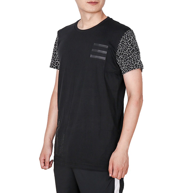 adidas Neo Teen Men's Leisure Tee T-shirt Casual - Black