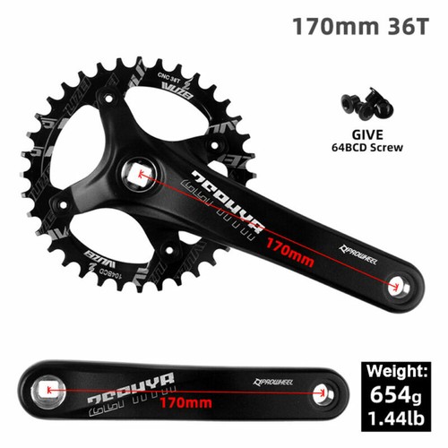 PROWHEEL Mountain Bike Crank Shainring 30/32/34/36/38T Sprocket 104BCD Crankset