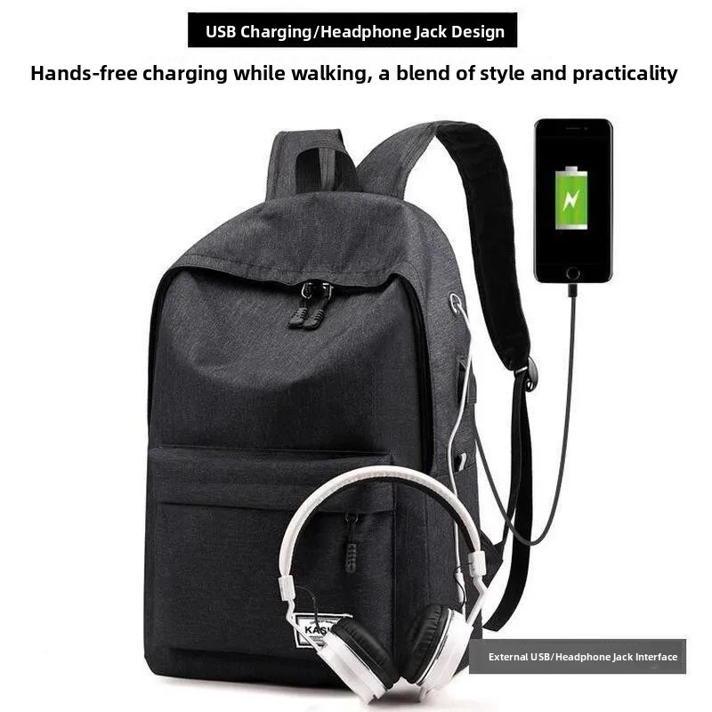 Casual Laptop Backpack Men Anti Theft Travel Waterproof PU Fashion Free shipping