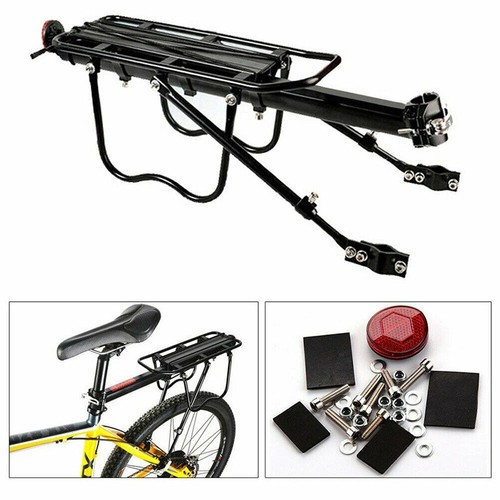 Fahrrad Hinterradgepäckträger Alu Gepäckträger für MTB an Sattelstütze Bike Neu