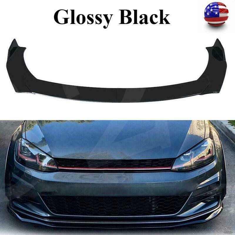 Lip Splitter Spoiler For Vw Golf Mk6 Mk7 Mk7.5 Gti Gtd R