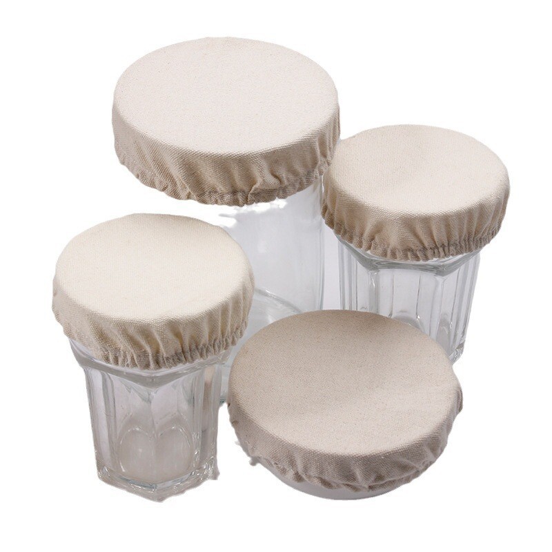 1/3/5 Stück Hefegär-Behälter Deckel Staubschutz Beige Ø10cm 15cm 20cm