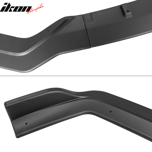 Fits 18-24 Infiniti Q50 Sport Front Bumper Lip Spoiler Splitter Matte Black 3PC