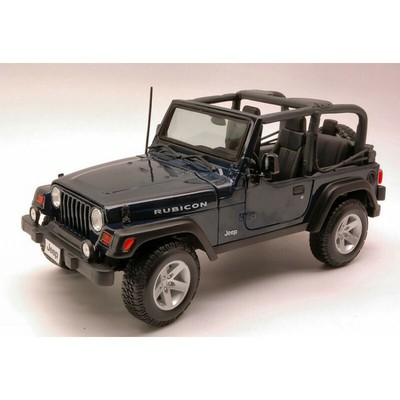 MAISTO MI31663BL JEEP WRANGLER RUBICON 1997 BLUE 1:18 MODELLINO DIE CAST MODEL c