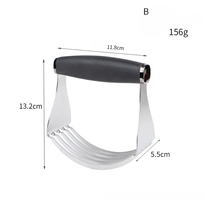 Stainless Steel Baking Powder Beater Butter Cake Flour Bread Dough Blender Mixer