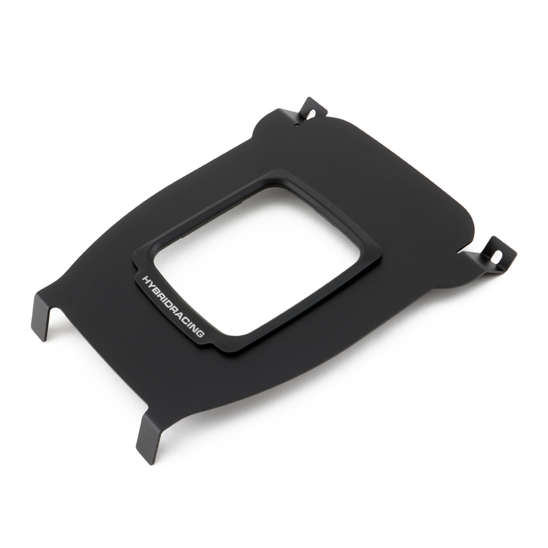 Hybrid Racing Maxim Shift Boot Delete Cover Plate Black Aluminum 96-00 Civic EK