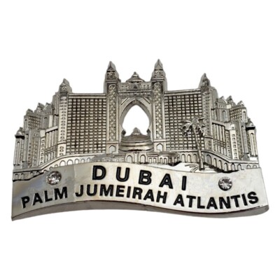 Dubai Fridge Magnet Souvenir Travel Tourist Gift Palm Jumeirah Atlantis UAE City