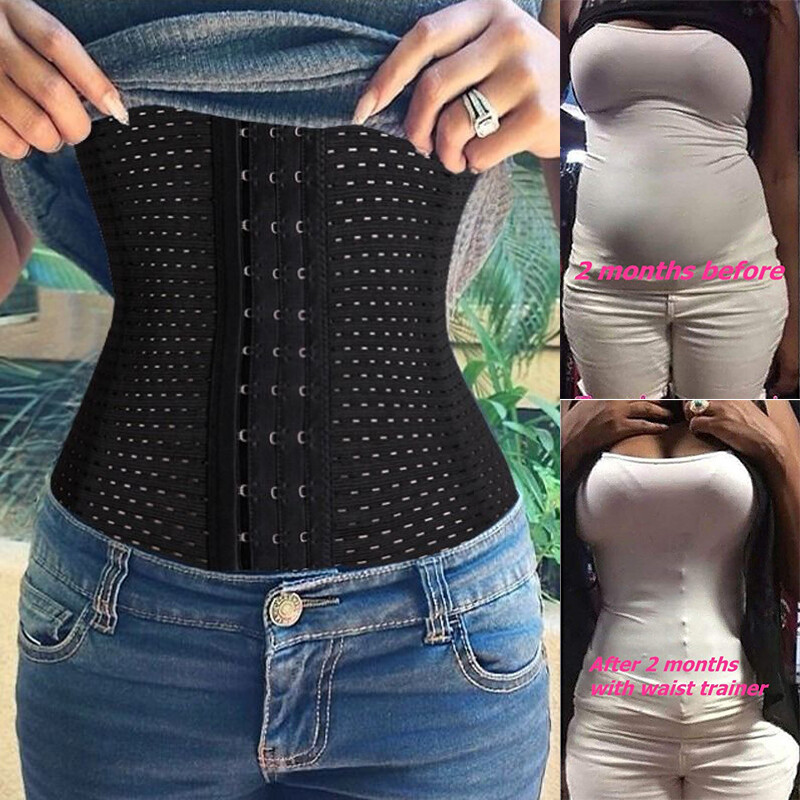 Waist Trainer Belt Body Weight Loss Fat Burning Shaper Workout Trimmer For WOMEN