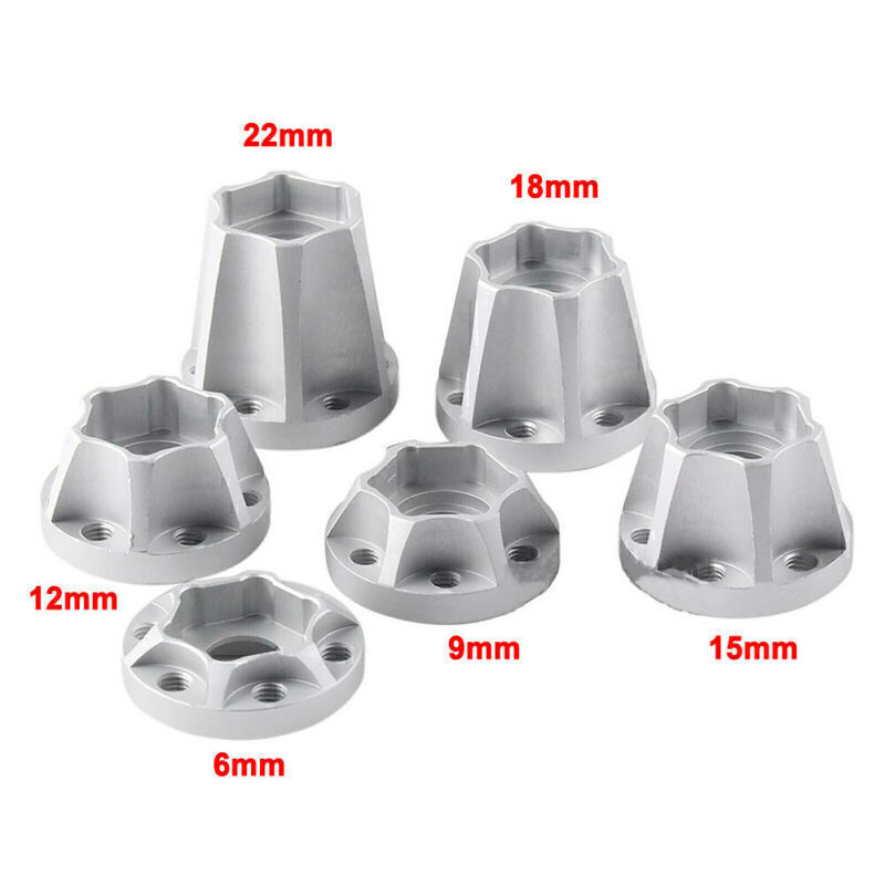 12mm Wheel Hex Hub For 1/10 RC Crawler SCX10 TRX4 1.9