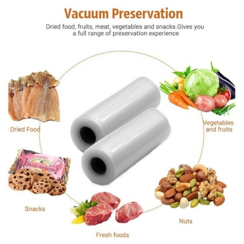 Thicker Vacuum Sealing Bags Reusable Rolls refrigerator Storage Bag for Freezing
