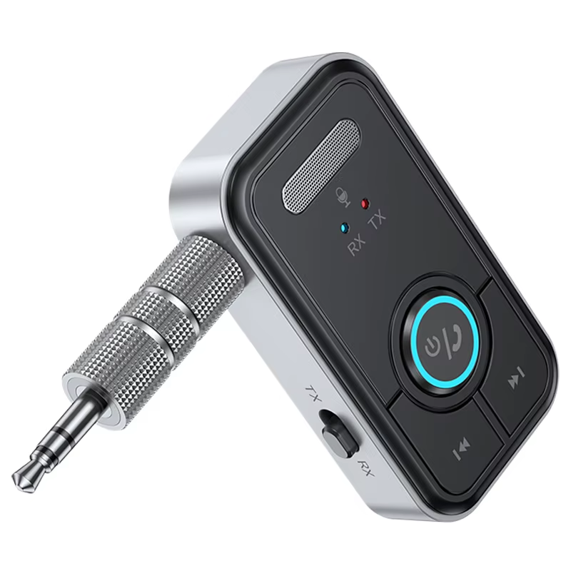 Upgraded Bluetooth 5.4 Car AUX Audio Adapter HiFi Stereo Music Wireless Receiver
