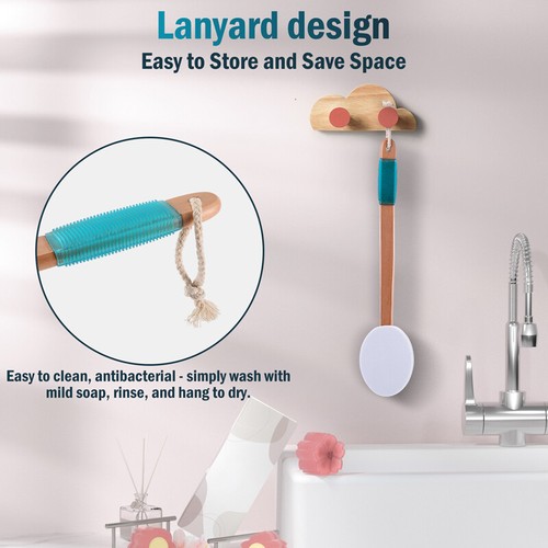 18" Long Lotion Applicator fits Your Back, Back Applicator for Lotion Easy Reach