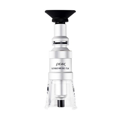 Metric Depth Stand Microscope PEAK 2008 75X with Standard Reticle #34 Scale
