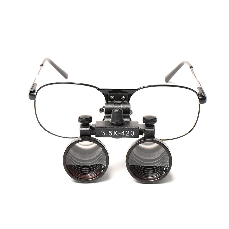3.5X Dental Medical Binocular Loupes Magnifier with Metal Frame DY-104 USA STOCK