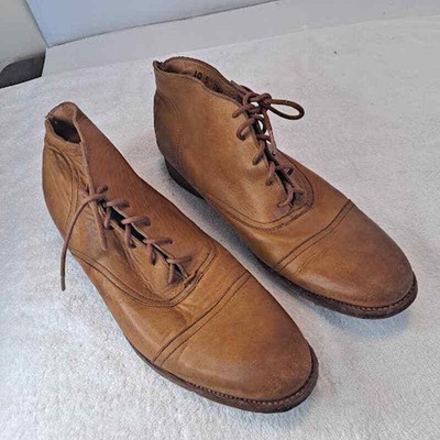 5 Eyelet Shoes Tan Mexico
