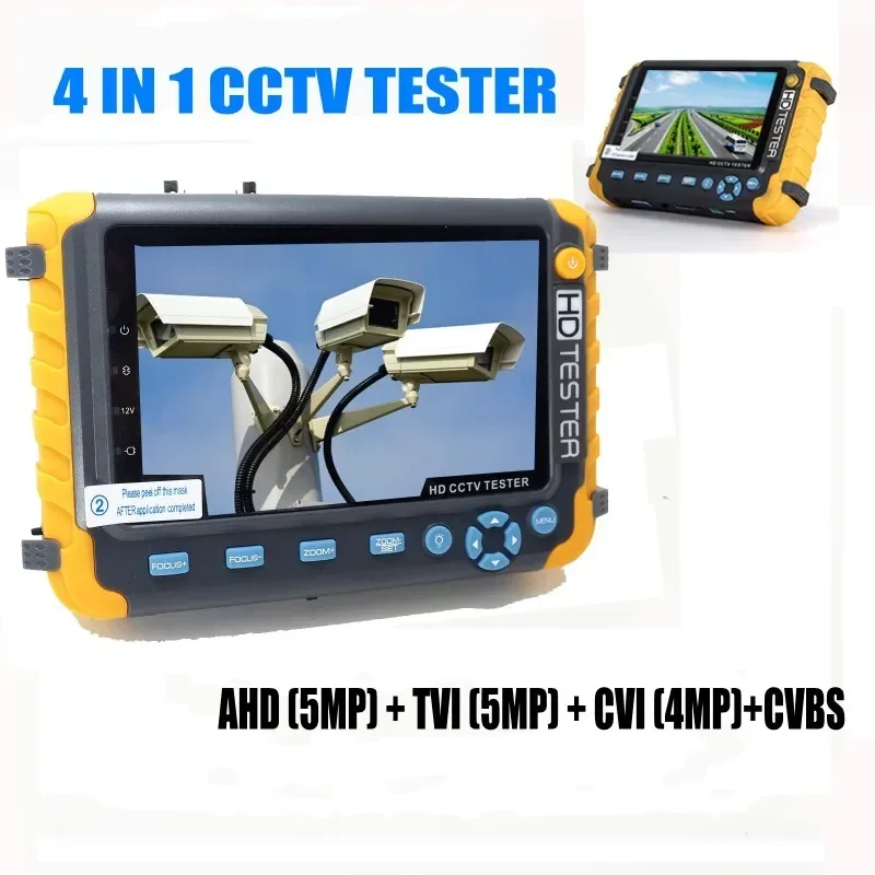 IV8W Video Signal Testing 5 inch TFT LCD 8MP TVI AHD 8MP CVI CVBS Analog CCTV Te