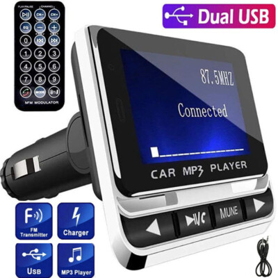 Bluetooth Wireless FM Transmitter Car MP3 Player Radio Adapter Kit USB Charger