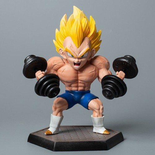 19cm Dragon Ball Z DBZ Vegeta Fitness Ver. GK Figure Model