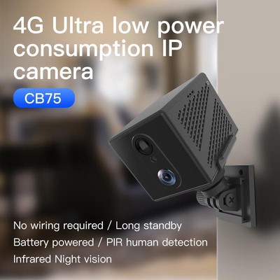 3000mah li-Battery 1296P Wifi Rechargeable Mini IP Camera 4G Ultra long standby