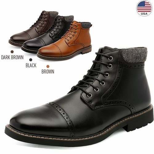 Oxford Dress Ankle Boots Shoes Size 6.5-15