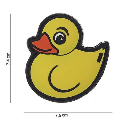 Patch 3D PVC Rubber Duck yellow #10051