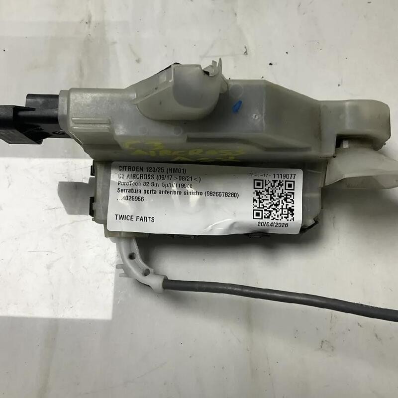 9826678280 SERRATURA PORTA ANTERIORE SINISTRO CITROEN C3 AIRCROSS (09/17>08/21<)