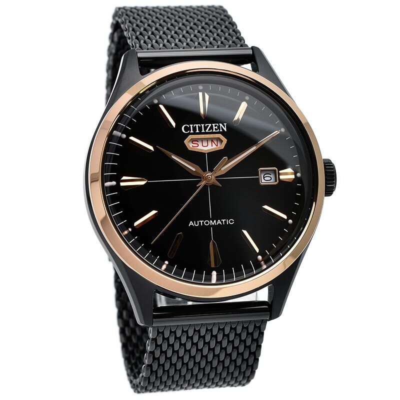 Pre-owned Citizen Collection Record Label Nh8396-82e C7 Mechanical Automatic Watch Men's