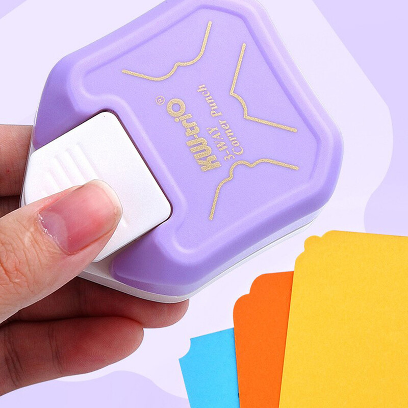 3-In-1 Mini Corner Trimmer Corner Pattern Rounder Punch For Card Photo Paper,