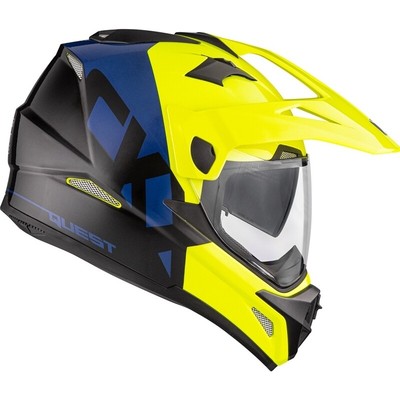 CKX Quest RSV Bull Yellow Blue Helmet size X-Large