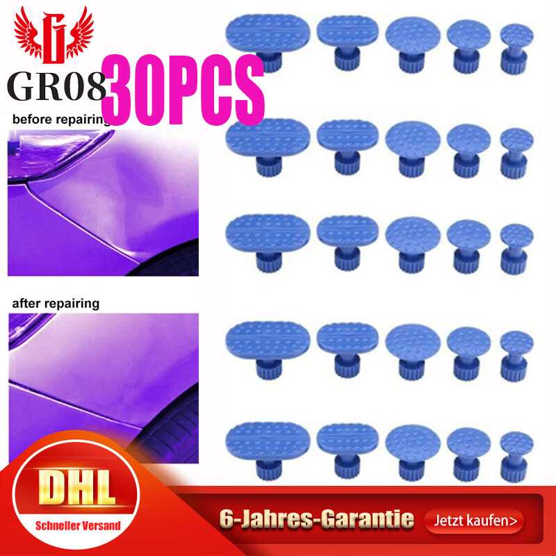 Festnight 36 Stk.Dellenlifter Zugadapter FÃ¼R Auto Ausbessern Dellen Karosserie