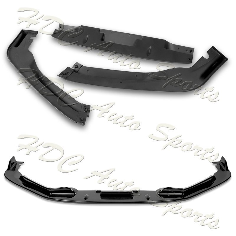 For 11-12 Honda CR-Z JP-Style Painted Black Front Bumper